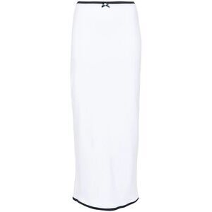 Rowen Rose White Skirts - Fitted Skirts Women